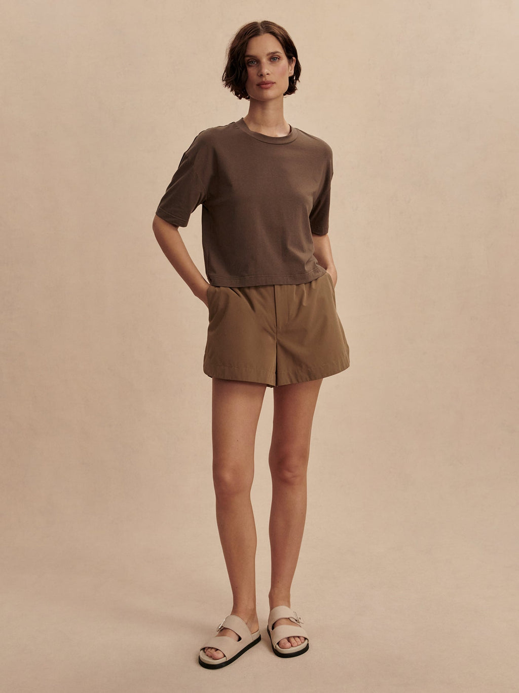 Varley Venice Easy Tee - Chocolate Chip