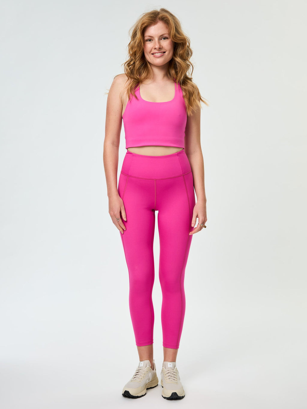 Girlfriend Collective Compressive High-Rise 7/8 Legging - Ultraviolet