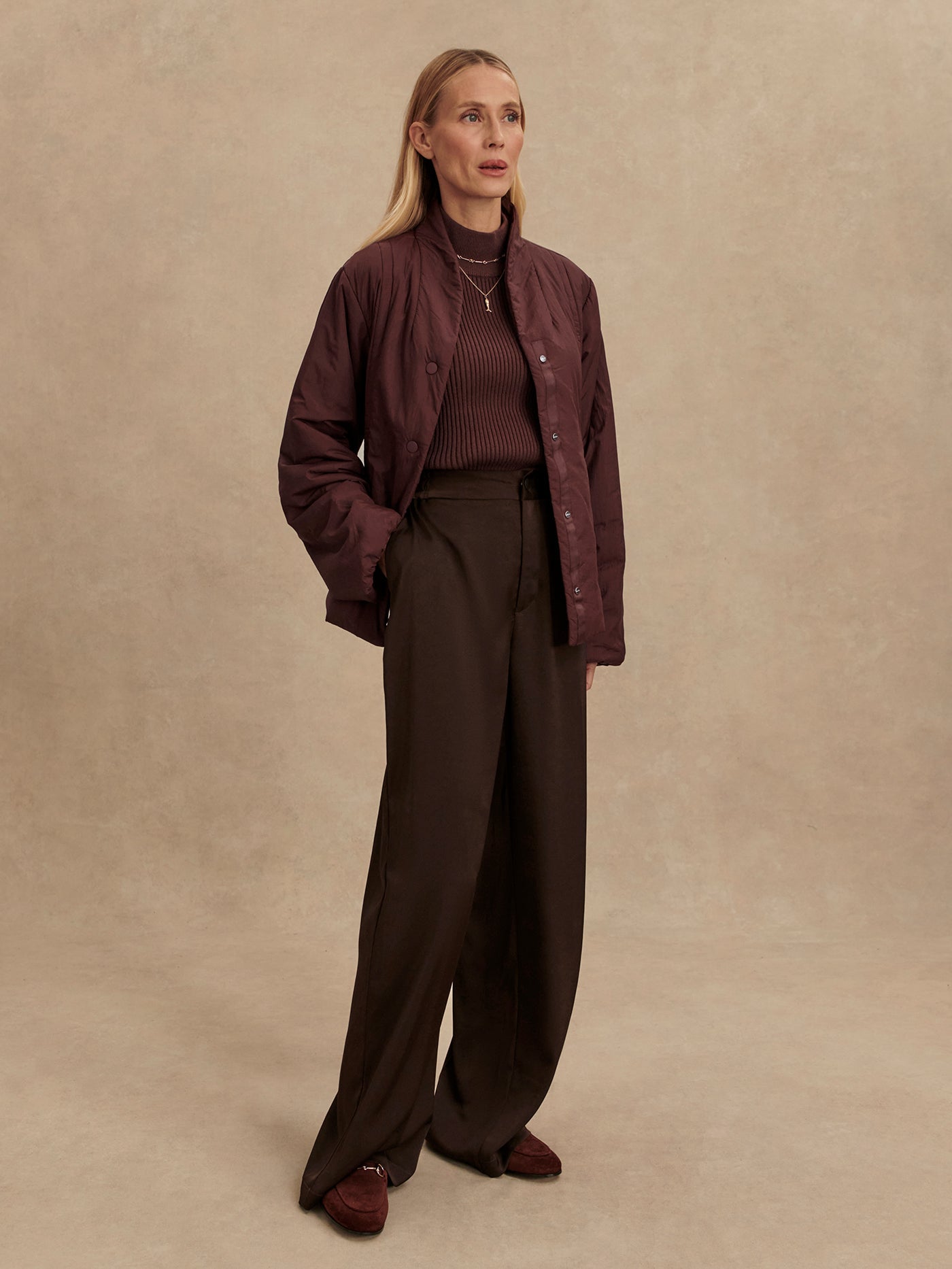 Varley Tilley Light Padded Jacket - Decadent Chocolate