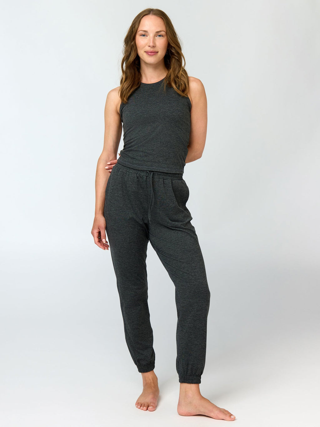 Girlfriend Collective Reset Slim Straight Jogger - Moon