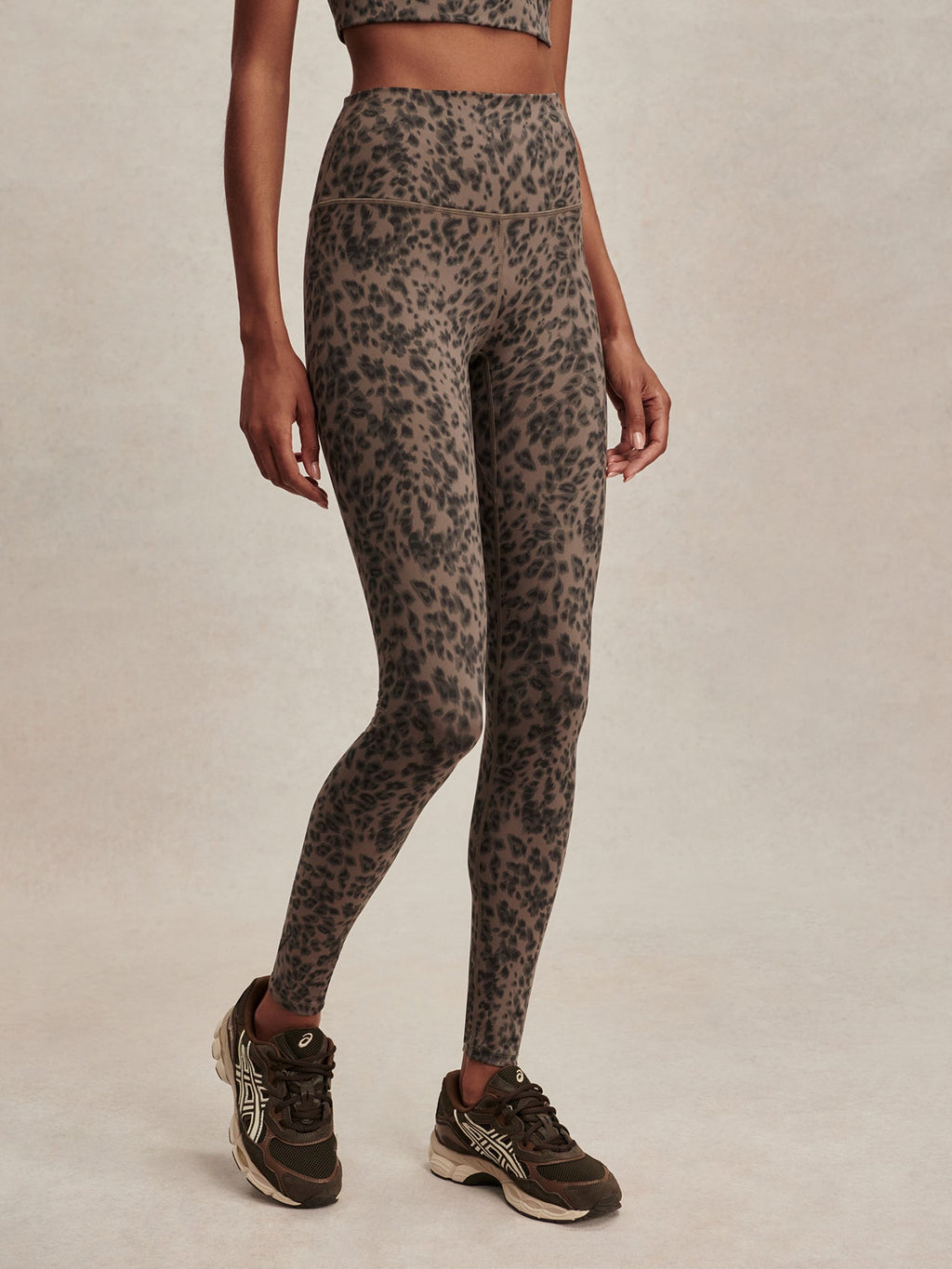Varley Freesoft High Rise Legging 25 - Brown Contrast Cheetah