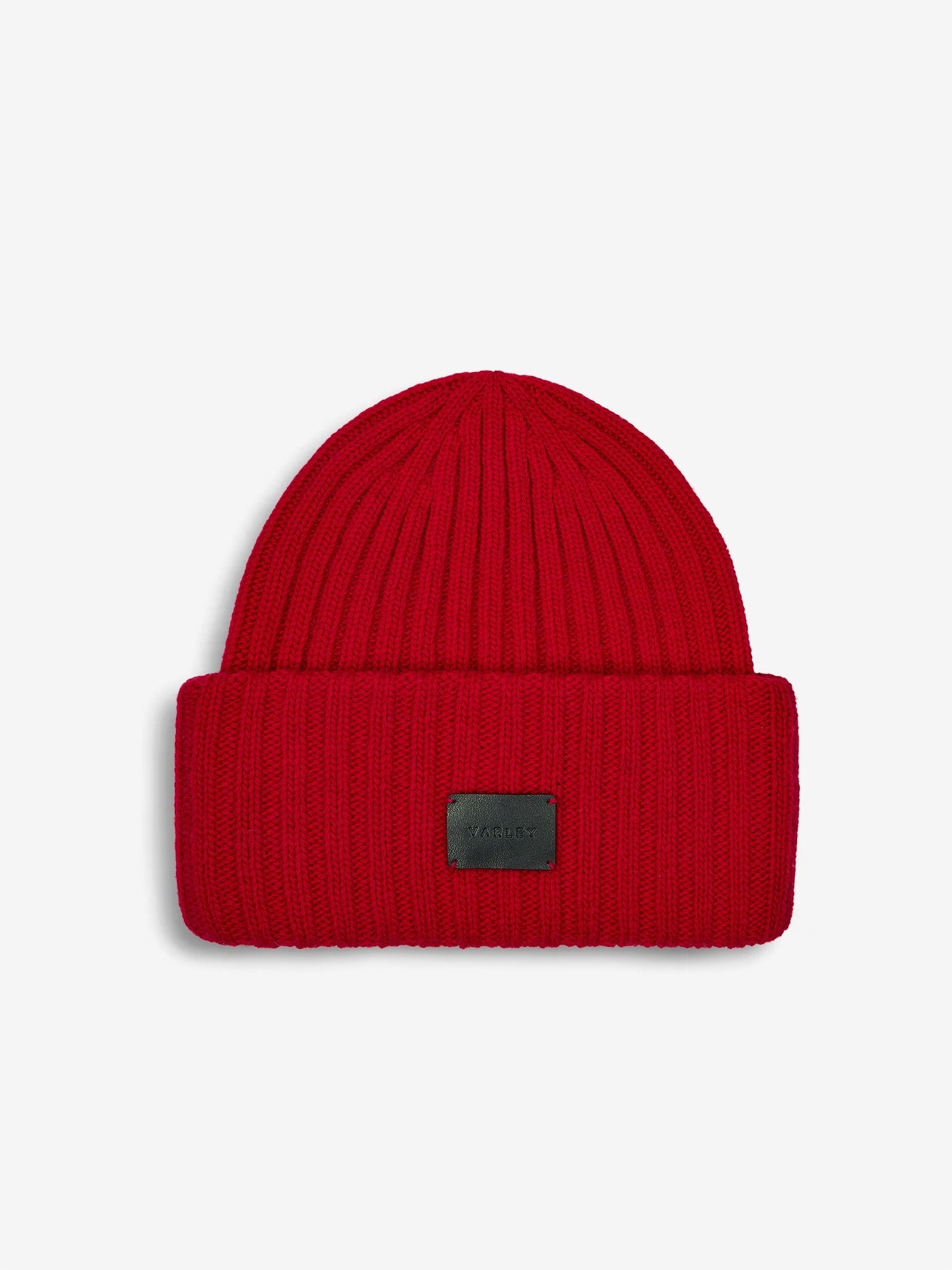Varley Elva Chunky Rib Beanie - Red Dahlia