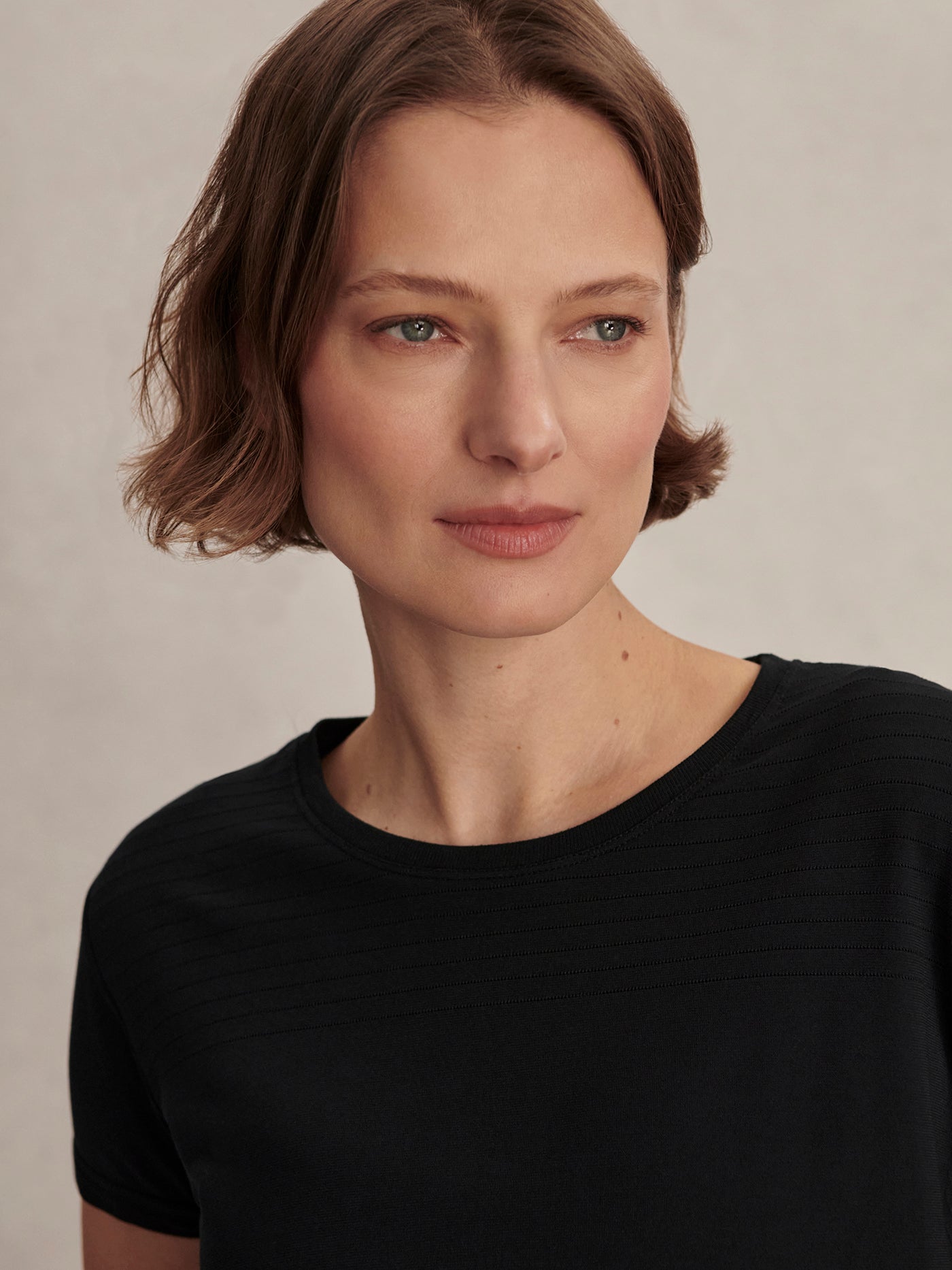 Varley Saskia Seamless Longline Tee - Black