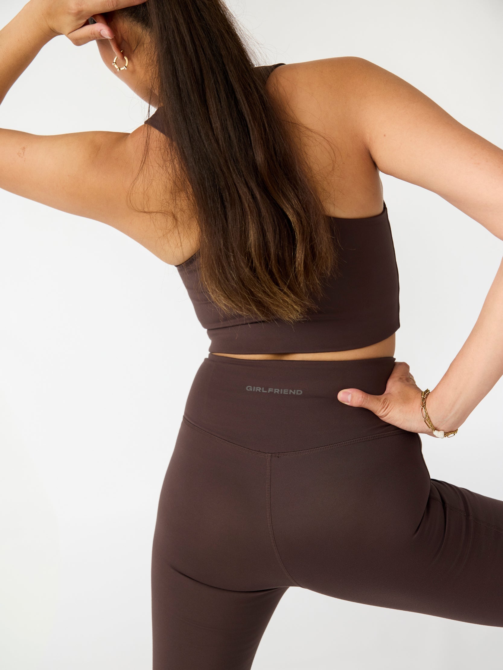 Girlfriend Collective Compressive Flare Legging - Driftwood