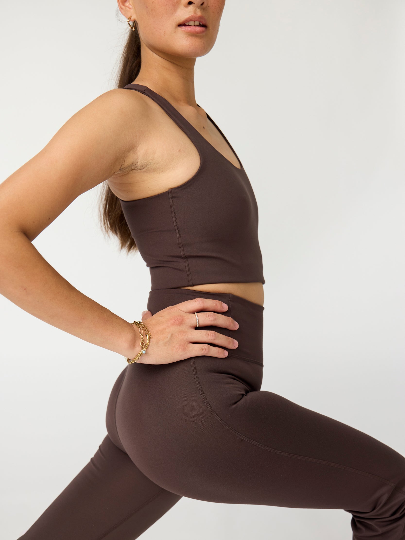 Girlfriend Collective Compressive Flare Legging - Driftwood