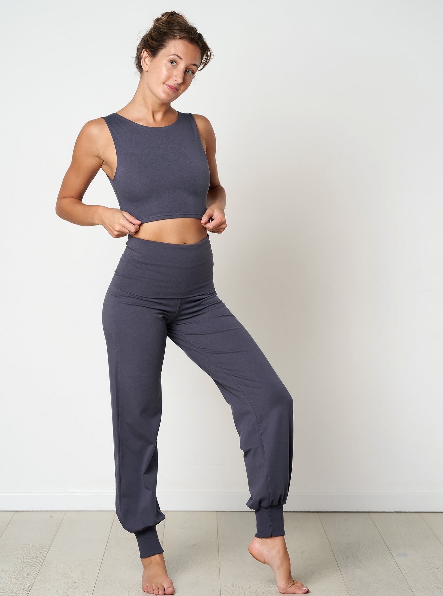 Gossypium Aspire Harem Pants - Ash Grey