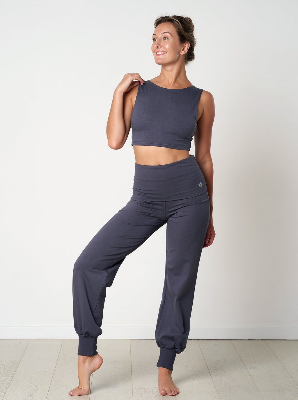 Gossypium Aspire Harem Pants - Ash Grey