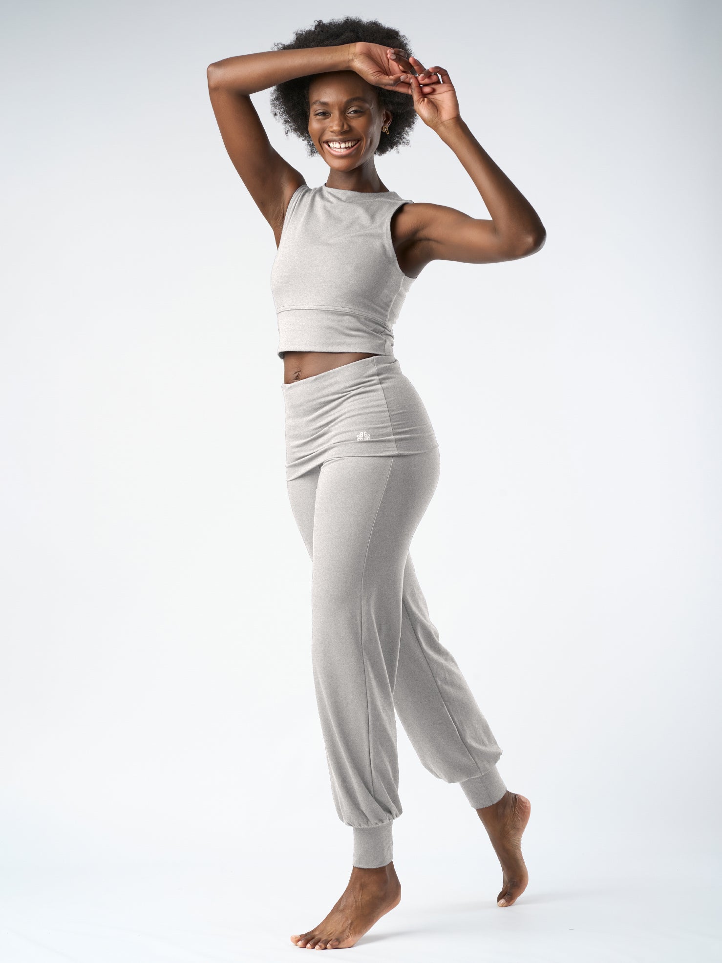 Gossypium Aspire Light Pants - Marl Grey