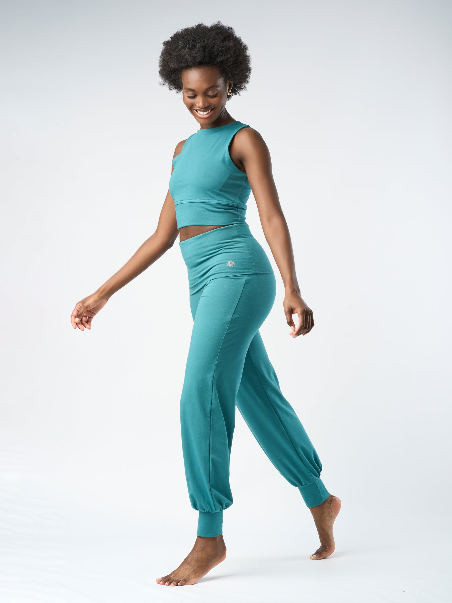 Gossypium Aspire Harem Pants - Jade