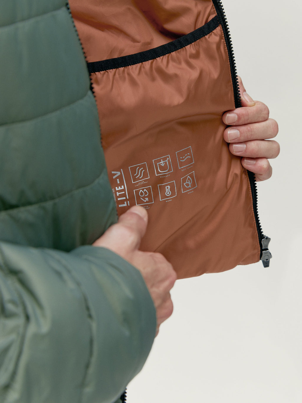 Born Living Yoga Thames Jacket - Hunter/Gingerbread