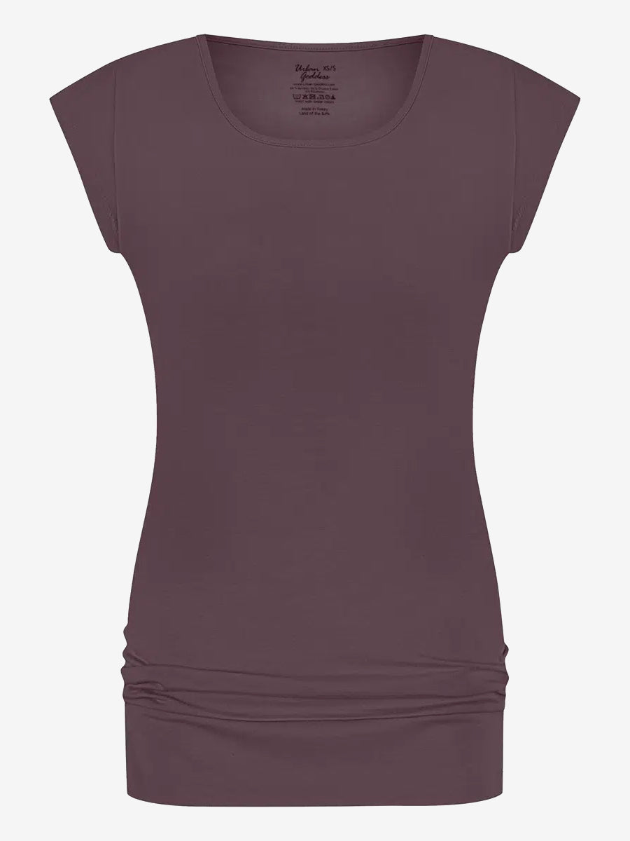 Urban Goddess Asana Yoga Tee - Berry