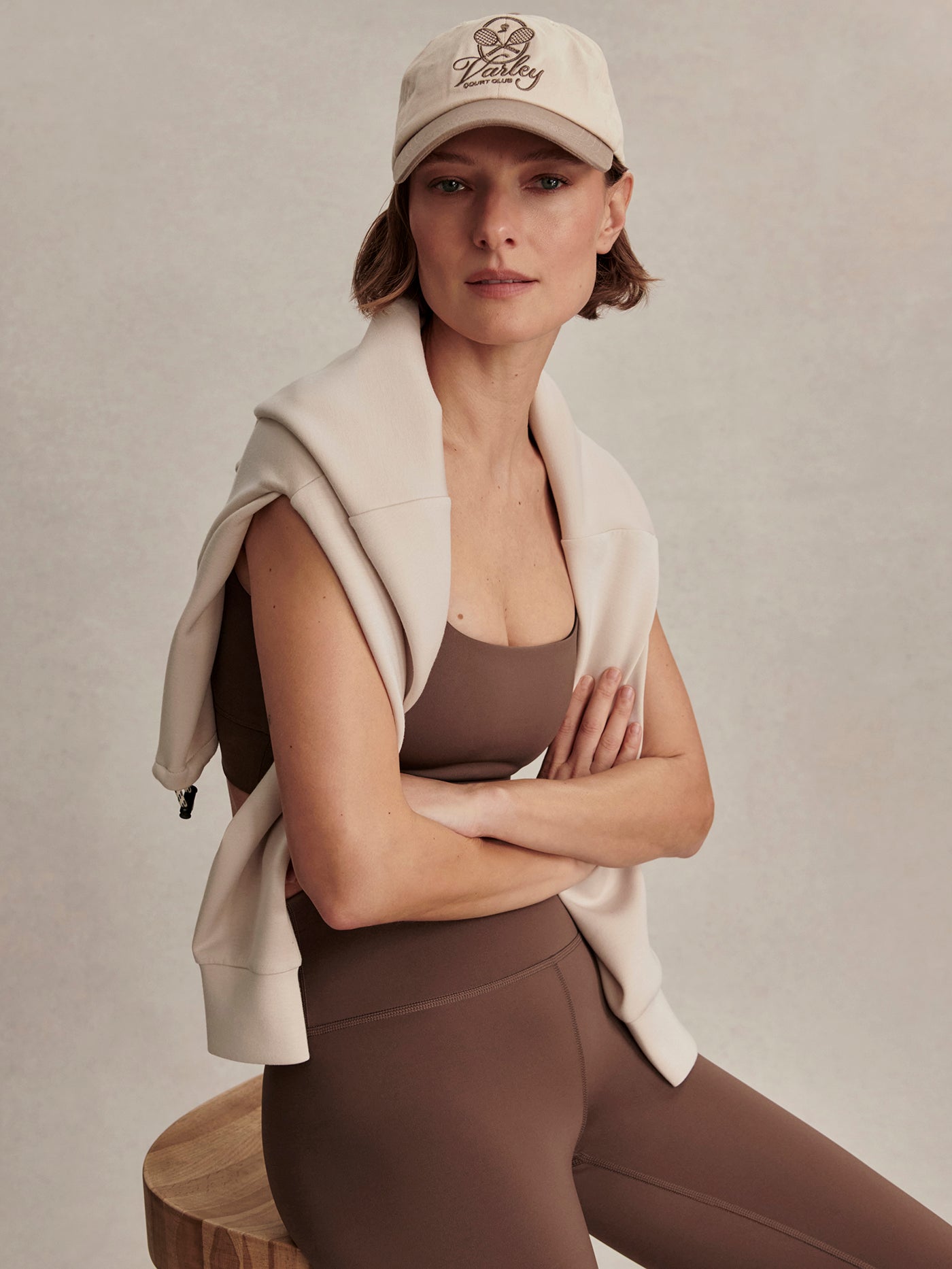 Varley Assure Cori Bra - Coffee Quartz